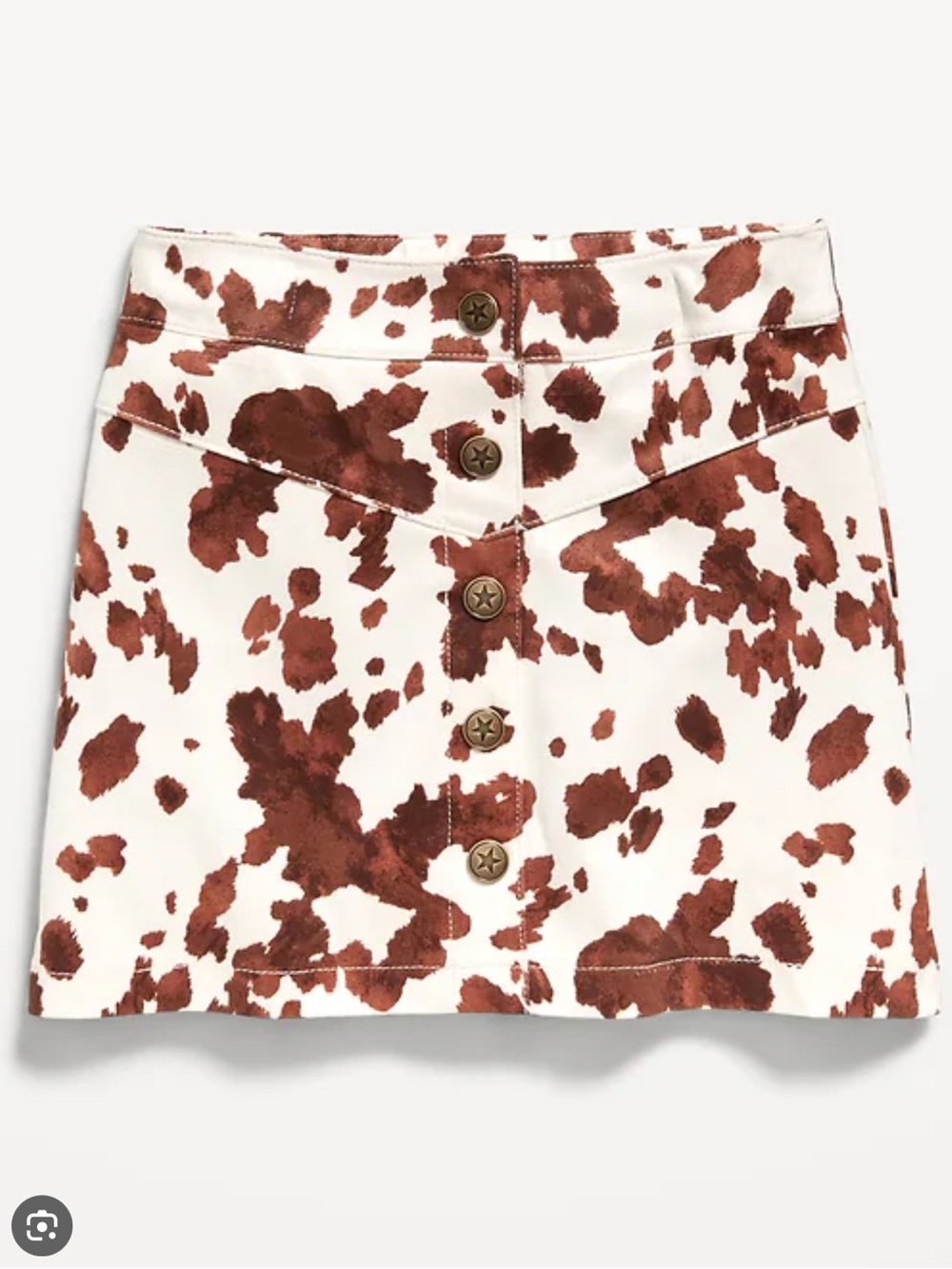 3T Toddler Old Navy Button-Front Faux Suede Skirt